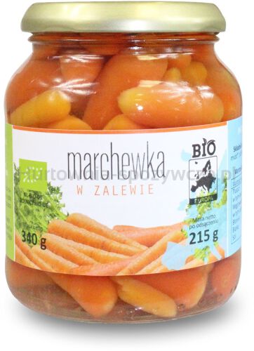 Marchewka W Zalewie Bio 340 G (215 G) (Słoik) - Bio Planet [BIO]