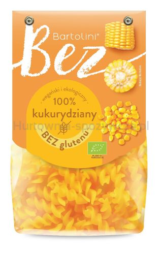 Makaron (Kukurydziany) Świderki Bezglutenowy Bio 250 G - Bartolini [BIO]