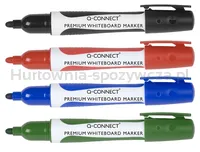 Marker Do Tablic Q-Connect Premium, Gum. Rękojeść, Okrągły, 2-3Mm (Linia), Czerwony - 2