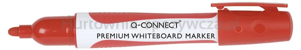 Marker Do Tablic Q-Connect Premium, Gum. Rękojeść, Okrągły, 2-3Mm (Linia), Czerwony
