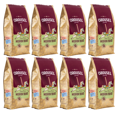 Carousel Coffee Carousel Coffee Flying Horses Medium Roast 1000g x 8 sztuk