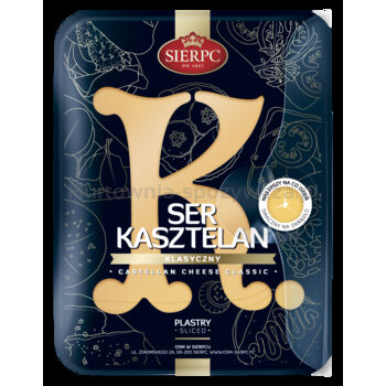 Sierpc Ser kasztelan klasyczny plastry 135g 