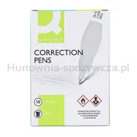 Korektor w piórze Q-CONNECT, metalowa końcówka, 8ml - 2