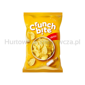 Crunch bite Chipsy ziemniaczane solone 140 g