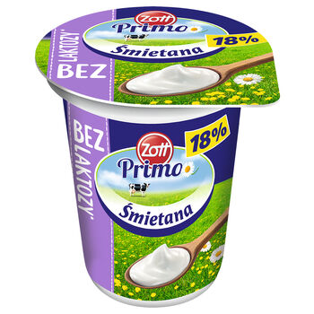 Zott Primo Śmietana 18% Bez Laktozy 330G