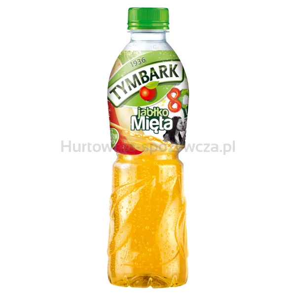 Tymbark Napój Jabłko Mięta 500 Ml (w tym +0,50 zł/szt. zwrotnej kaucji)