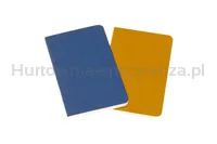 Zestaw 2 zeszytów MOLESKINE Volant, XS, 6,5x10,5cm, w linie, 56 stron, blue/amber yellow - 3