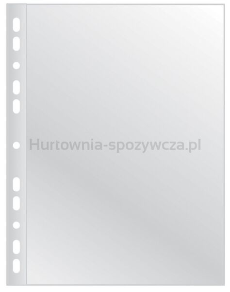 Koszulki na dokumenty Q-CONNECT, poszerzane, PP, A4, krystal, 60mikr., 50szt.