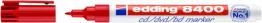Edding Marker do płyt cd/dvd/bd e-8400 0,5-1mm, czerwony 