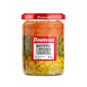 Dawtona Marchewka Z Groszkiem I Kukurydzą 510G