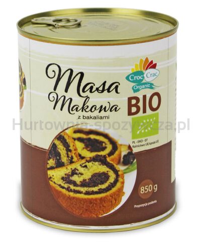 Masa Makowa Z Bakaliami Bio 850 G  - Croc-Crac (Bioveri) [BIO]