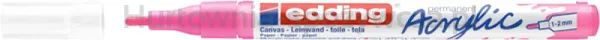Marker akrylowy e-5300 EDDING, 1-2 mm, różowy neonowy