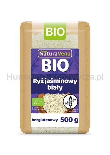 Ryż Jaśminowy Biały Bezglutenowy Bio 500 G - Naturavena [BIO]