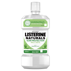 Listerine Płyn Do Płukania Jamy Ustnej Naturals Gum Protection Mild Taste 500 Ml