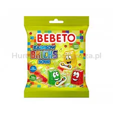 Bebeto Rainbows Bricks Sour 80g