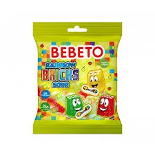 Bebeto Rainbows Bricks Sour 80g