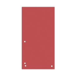 Donau Przekładki Karton 1/3 A4, 235x105mm, 100szt., czerwone 