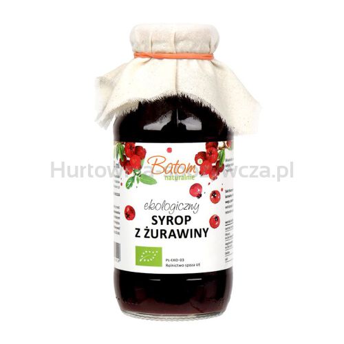 Syrop Żurawinowy Bio 330 Ml - Batom [BIO]