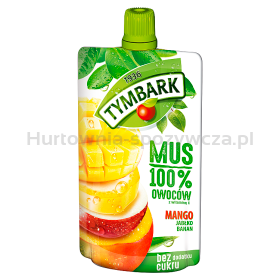 Tymbark Mus 100% Mango Jabłko Banan 120 G