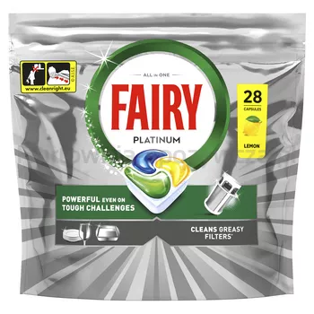 Fairy Platinum Tabletki Do Zmywarki, Cytryna, 28 Kapsułki