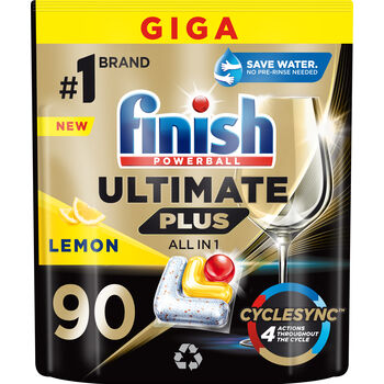 Finish Kapsułki Do Zmywarki Ultimate Plus 90 Lemon