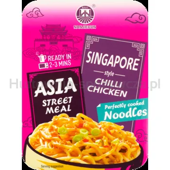 Asia Street Meal Danie błyskawiczne o smaku kurczaka z makaronem pszennym typu noodle i chili 270g