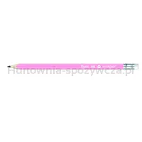 Ołówek Drewniany Z Gumką Keyroad, Hb, Trójkątny, Pastel, 48 Szt., W Tubie - 2