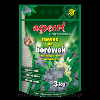 Hortifoska, Nawóz do borówek oraz innych roślin kwasolubnych 3kg Agrecol