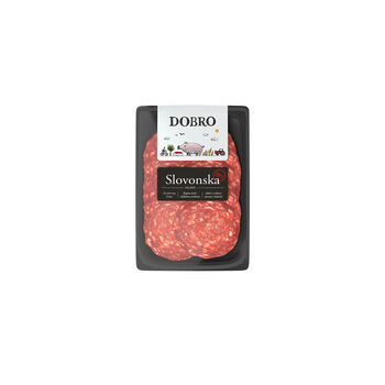 Dobro Salami Slovonska Plastry 80 G 