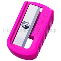 Temperówka plastikowa KEYROAD Easy-Sharp, pojedyncza, 3szt., blister, mix kolorów - 5