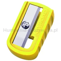 Temperówka plastikowa KEYROAD Easy-Sharp, pojedyncza, 3szt., blister, mix kolorów - 3