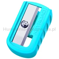 Temperówka plastikowa KEYROAD Easy-Sharp, pojedyncza, 3szt., blister, mix kolorów - 4