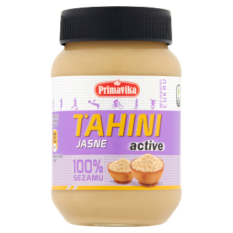 Tahini Jasne Active (Pasta Sezamowa) Bezglutenowe 460 G - Primavika [BIO]