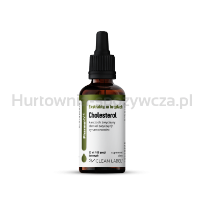 Ekstrakty W Kroplach Na Prawidłowy Poziom Cholesterolu Bezglutenowe 30 Ml - Pharmovit (Clean Label) [BIO]