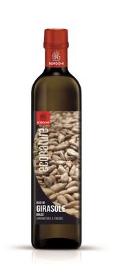 Olej Słonecznikowy (Z Łuskanych Nasion) Tłoczony Na Zimno Bio 750 Ml - Bordoni (Econature) [BIO]