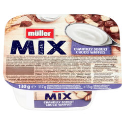 Müller Mix Jogurt Śmietankowy Z Choco Waffles 130G