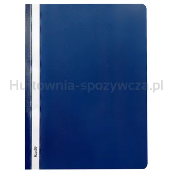 Bantex Skoroszyt Budget Pp A4 Z Wąsami Standard Granatowy