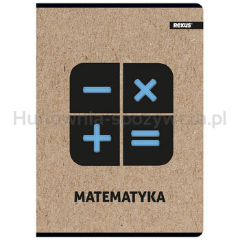 Zeszyt Tematyczny A5/58k kratka Matematyka Rexus