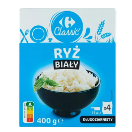 MC Ryż Biały Długoziarnisty 400 G<br>(Data przydatności 31.05.2025)
