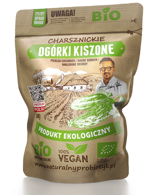 Charsznickie Pola Natury  Ogórki Kiszone Bio 1000 G (500 G) [BIO]