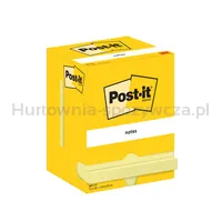 Karteczki Samoprzylepne Post-It® (657), 102X76Mm, 12X100 Kart., Żółte - 2