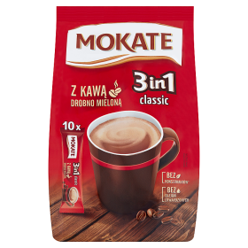 Mokate Napój Kawowy 3W1 Classic (10 X 17G)