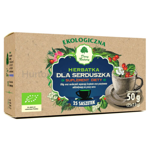 Herbatka Dla Serduszka Bio (25 X 2 G) 50 G - Dary Natury [BIO]