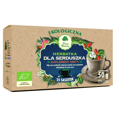 Dary Natury Herbatka Dla Serduszka Bio (25 X 2 G) 50 G [BIO]