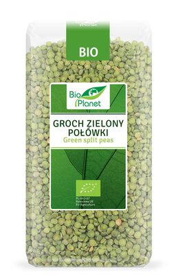 Bio Planet Groch Zielony Połówki Bio 500 G [BIO]