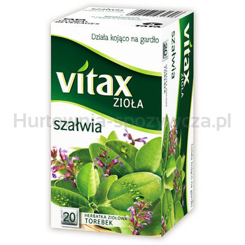 Herbata Vitax Zioła Szałwia 20 torebek x 1,2g