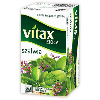 Vitax Herbata Zioła Szałwia 20 torebek x 1,2g