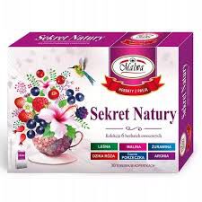 Malwa Sekret Natury Zestaw 6 Herbat Owocowych 30 Torebek (30X2G) 60G