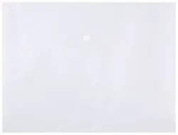 Teczka kopertowa DONAU zatrzask, PP, A4, 180mikr., transparentna