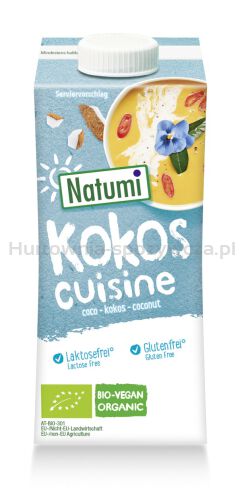 Krem Kokosowy Do Gotowania I Pieczenia Bezglutenowy Bio 200 Ml - Natumi [BIO]